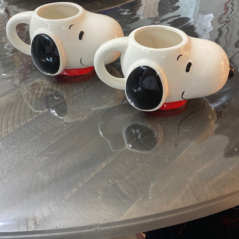 NWOT Snoopy Coffee/Soup Mugs